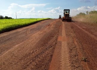 Trecho da TO-482 recebe obras de manutenção preventiva e corretiva