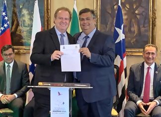 Governadores Carlesse e Flávio Dino firmam protocolo visando construção da ponte entre Filadélfia-TO e Carolina-MA