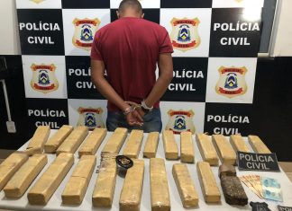 Polícia Civil apreende 15 kg de drogas e prende traficante no Sul do Estado