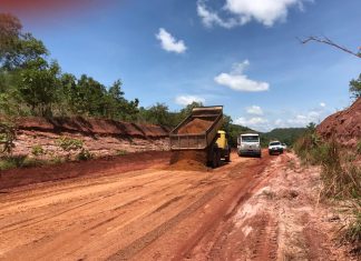 Governo realiza recuperação de trecho da TO-262 entre Silvanópolis e Pindorama