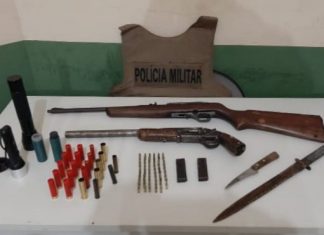 Polícia Militar detém seis pessoas no interior do Estado: armas e drogas foram apreendidas