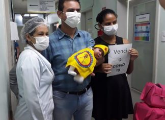Primeira bebê diagnosticada com Covid-19 no Tocantins recebe alta