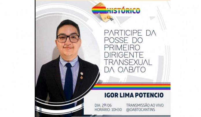 Advogado morre na véspera de tomar posse como primeiro dirigente transexual da OAB-TO