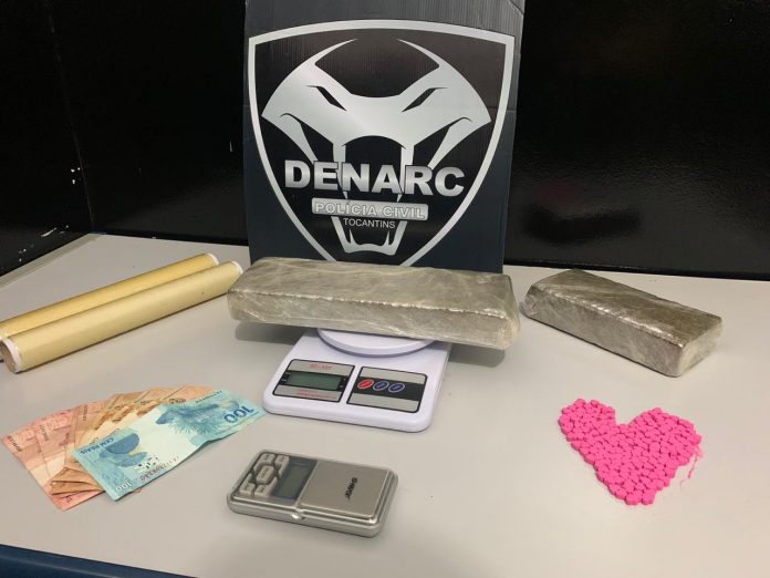 Polícia Civil apreende mais de 2 quilos de drogas e prende homem em flagrante