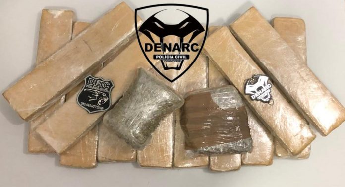 Polícia Civil apreende grande quantidade de drogas e prende dois homens por envolvimento com o tráfico em Gurupi