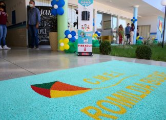 Sentimento de emoção marca a inauguração do Centro de Educação Infantil Romilda Budke, nesta quarta-feira, 01