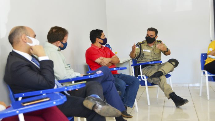 Forças de segurança discutem ações em apoio a ato de conscientização realizado por ciclistas da Capital
