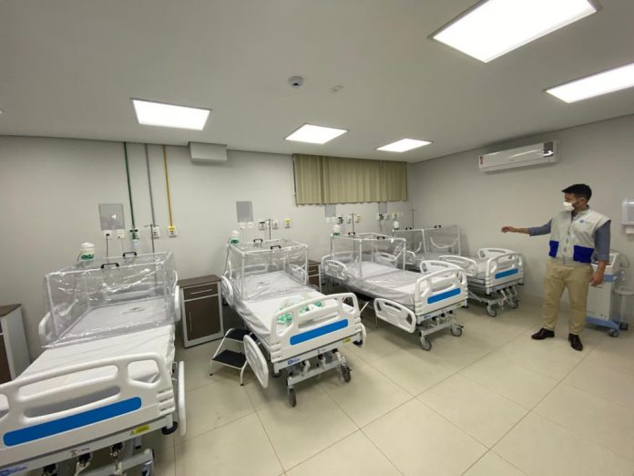 Hospital Estadual de Combate à Covid-19 começa a receber pacientes