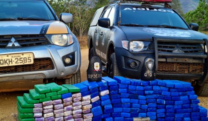 PM apreende 200 kg de maconha; suspeito reage, não resiste aos ferimentos e morre