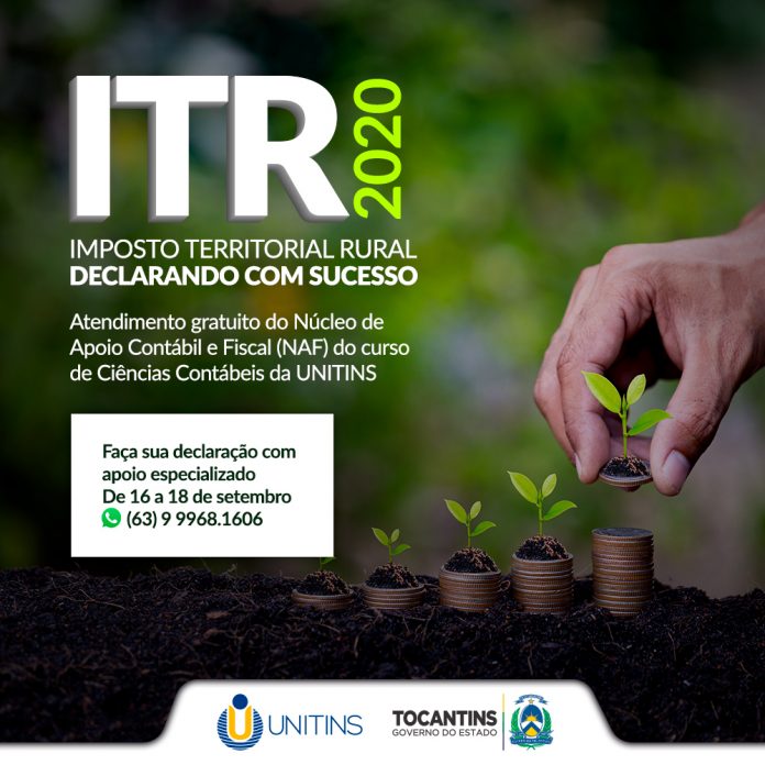 Unitins oferta assistência gratuita no preenchimento da Declaração do Imposto Territorial Rural