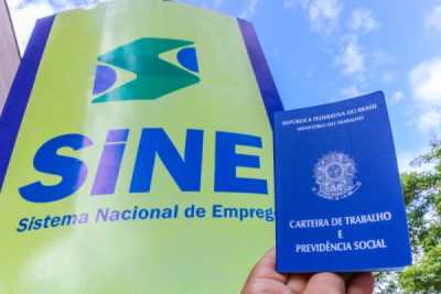 Painel do Sine Tocantins tem 394 vagas distribuídas em 8 cidades do Tocantins