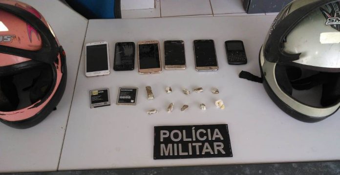 Polícia Militar recupera moto furtada e prende três homens suspeitos de praticarem crimes em Pedro Afonso