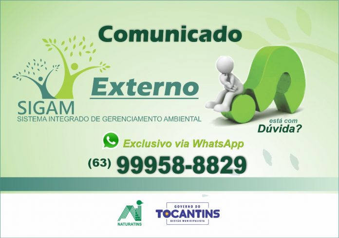 Naturatins disponibiliza canais de comunicação específicos para tirar dúvidas sobre o novo Sigam