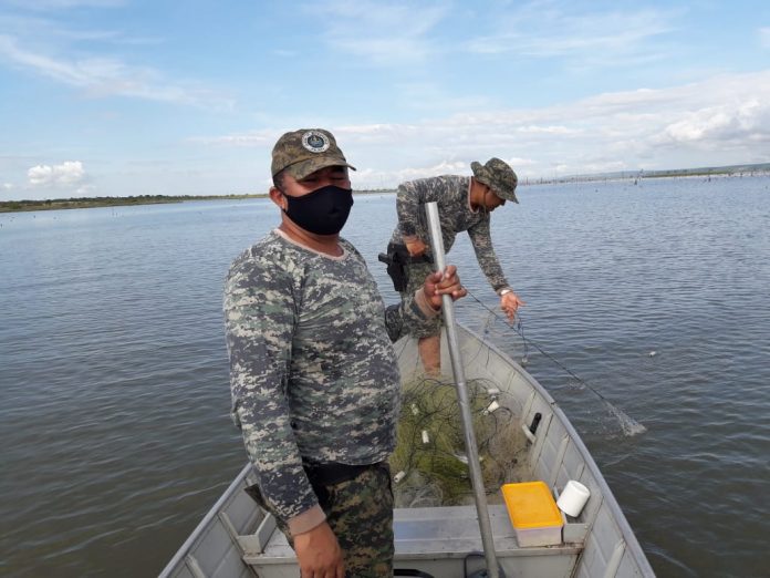 Fiscalização Ambiental da GMP apreende mais de quatro mil metros de redes de pesca no período da Piracema
