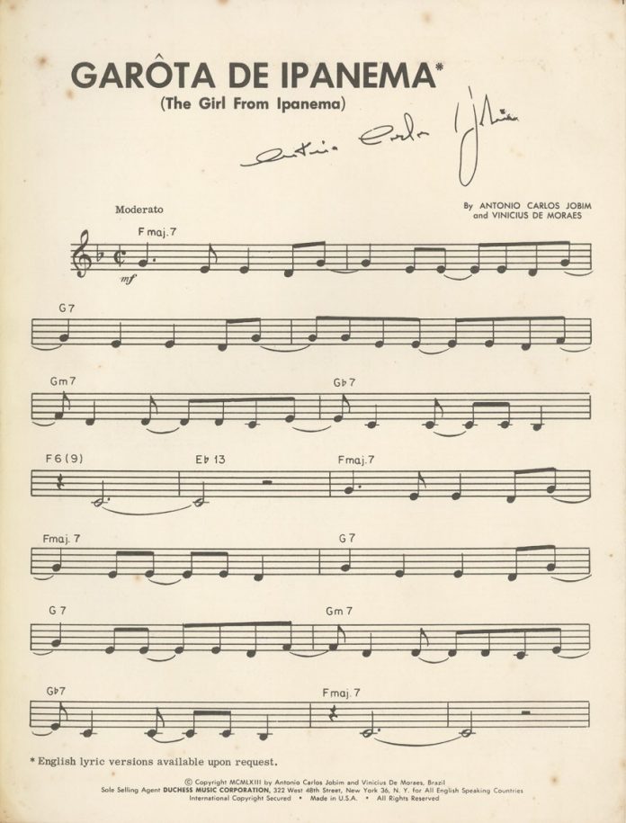 garotadeipanemapartitura