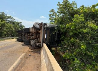 Policiais improvisam torniquete para conter sangramento e salvar motorista ferido em acidente na TO-455
