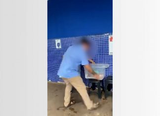 Vídeo repercute após ambulante ser retirado à força em frente a supermercado em Palmas