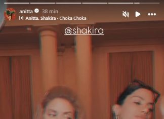 ‘Choka Choka’: Anitta vai cantar com Shakira no Rio e posta vídeo de ‘ensaio’ no Copacabana Palace