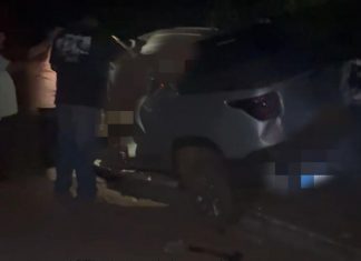 Acidente envolvendo três carros deixa um morto e feridos na BR-153