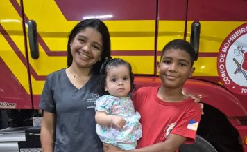 Adolescente de 13 anos salva a vida de sobrinha após passar por curso de bombeiro mirim no TO