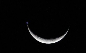 Tocantinenses registram ponto luminoso ao lado da lua; entenda