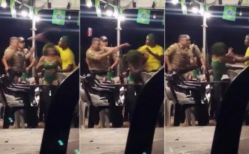 PM faz buscas por homem que arremessou lata de cerveja no rosto de policial em Palmas