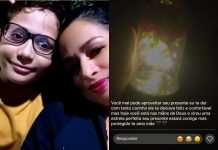 Abajur colocado por filho no caixão da mãe foi entregue um dia antes da morte, diz irmã