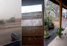 Tocantinenses são surpreendidos com chuva durante estiagem; veja previsão