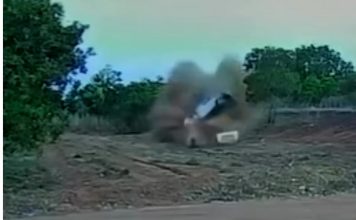 Vídeo mostra capotamento que deixou dois mortos e grávida ferida no Tocantins