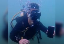 Celular continua funcionando após ficar 24 horas submerso no Lago de Palmas; veja como foi o resgate
