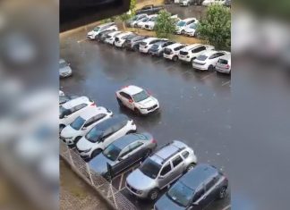 Chuva rápida é registrada em Palmas em pleno mês de agosto; VÍDEO