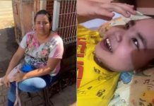 Mãe que se acorrentou em hospital do TO aguarda transferência do filho, que precisa passar por cirurgia no coração