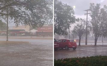 Chuva com vento é registrada em Palmas neste sábado (5); veja a previsão