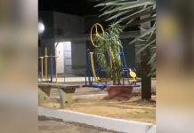 Equipamento de academia se move sozinho em praça do TO e intriga internautas; VÍDEO